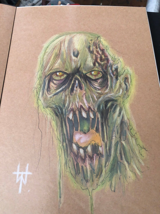 Walking Dead Radioactive Colour Art