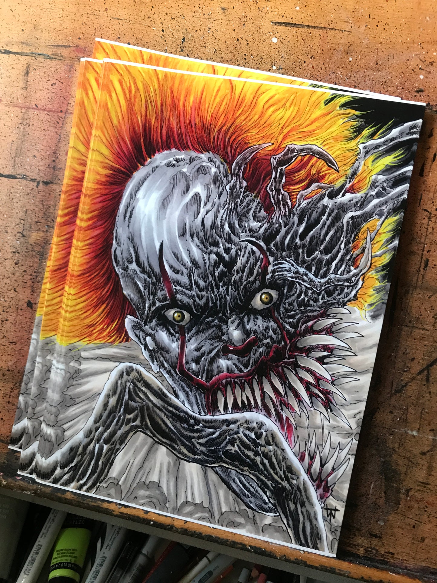 A4 Dark Circus Art Prints