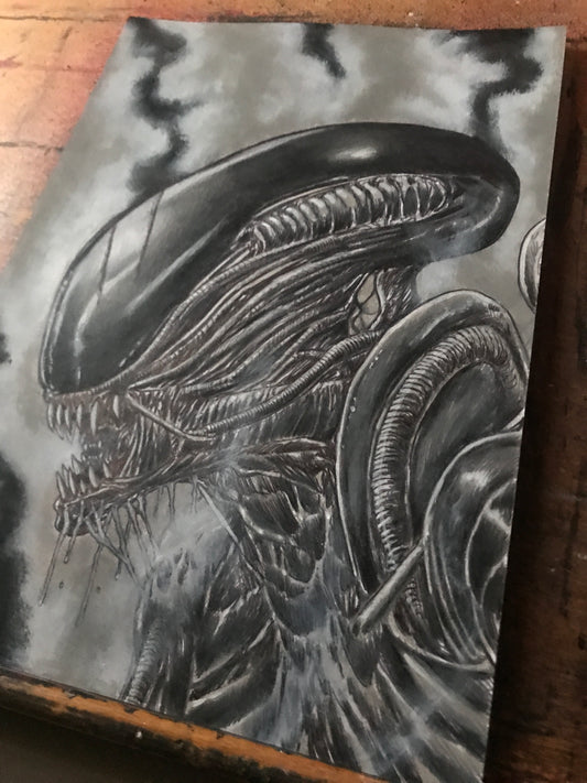 Original Alien A4 Artwork