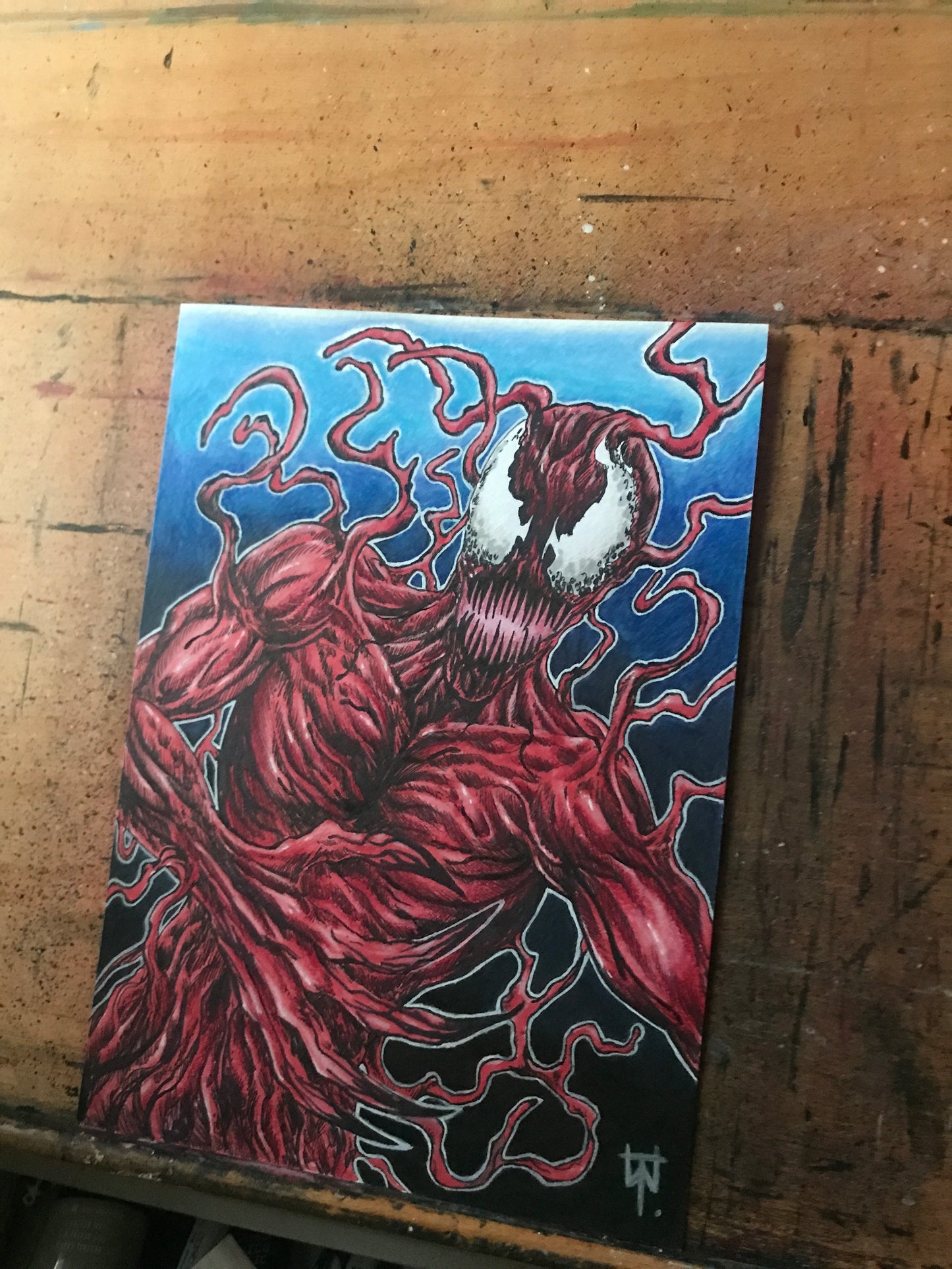 A4 Carnage Original Artwork
