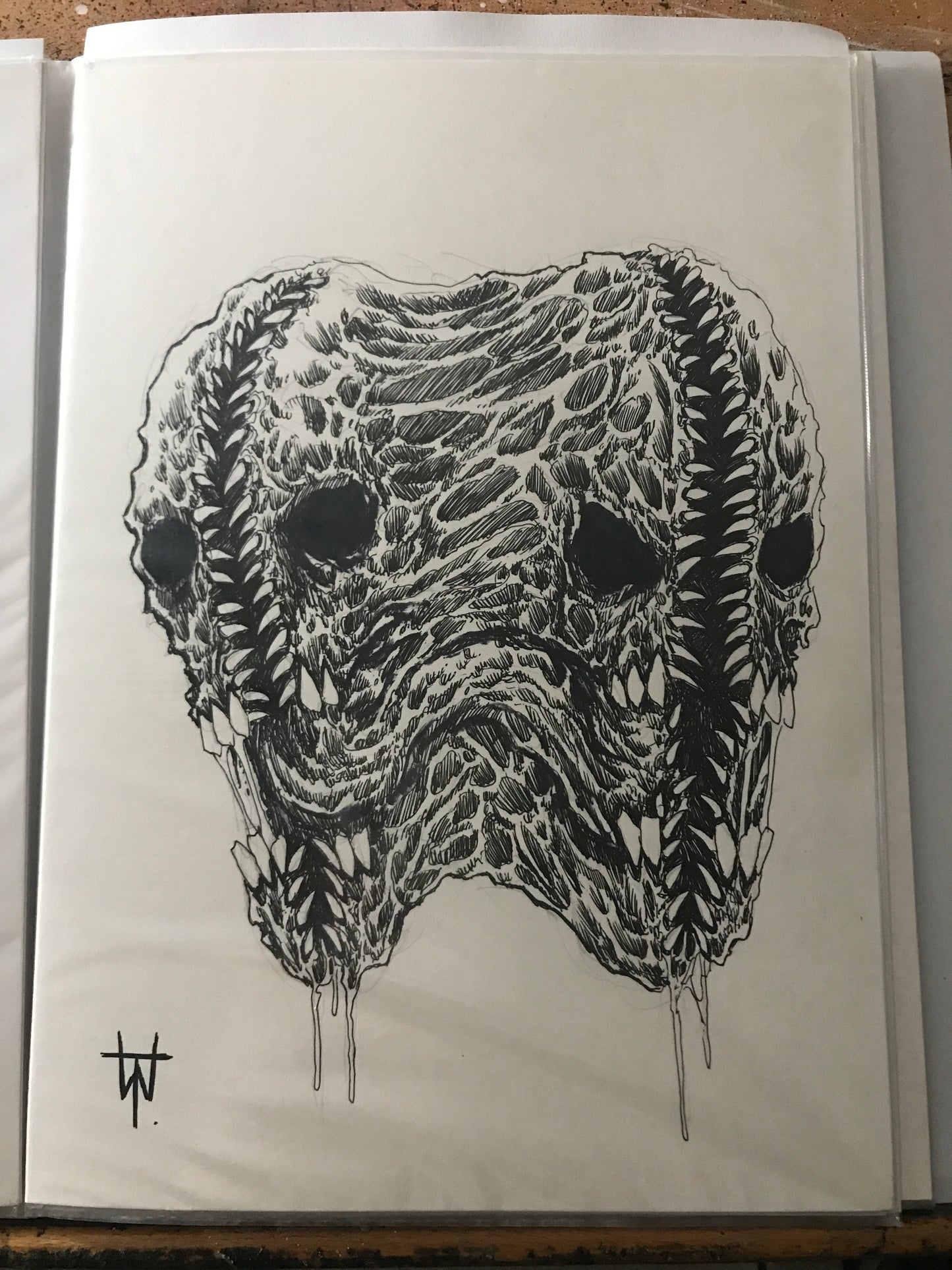 Licensed Original Ink Drawing Design