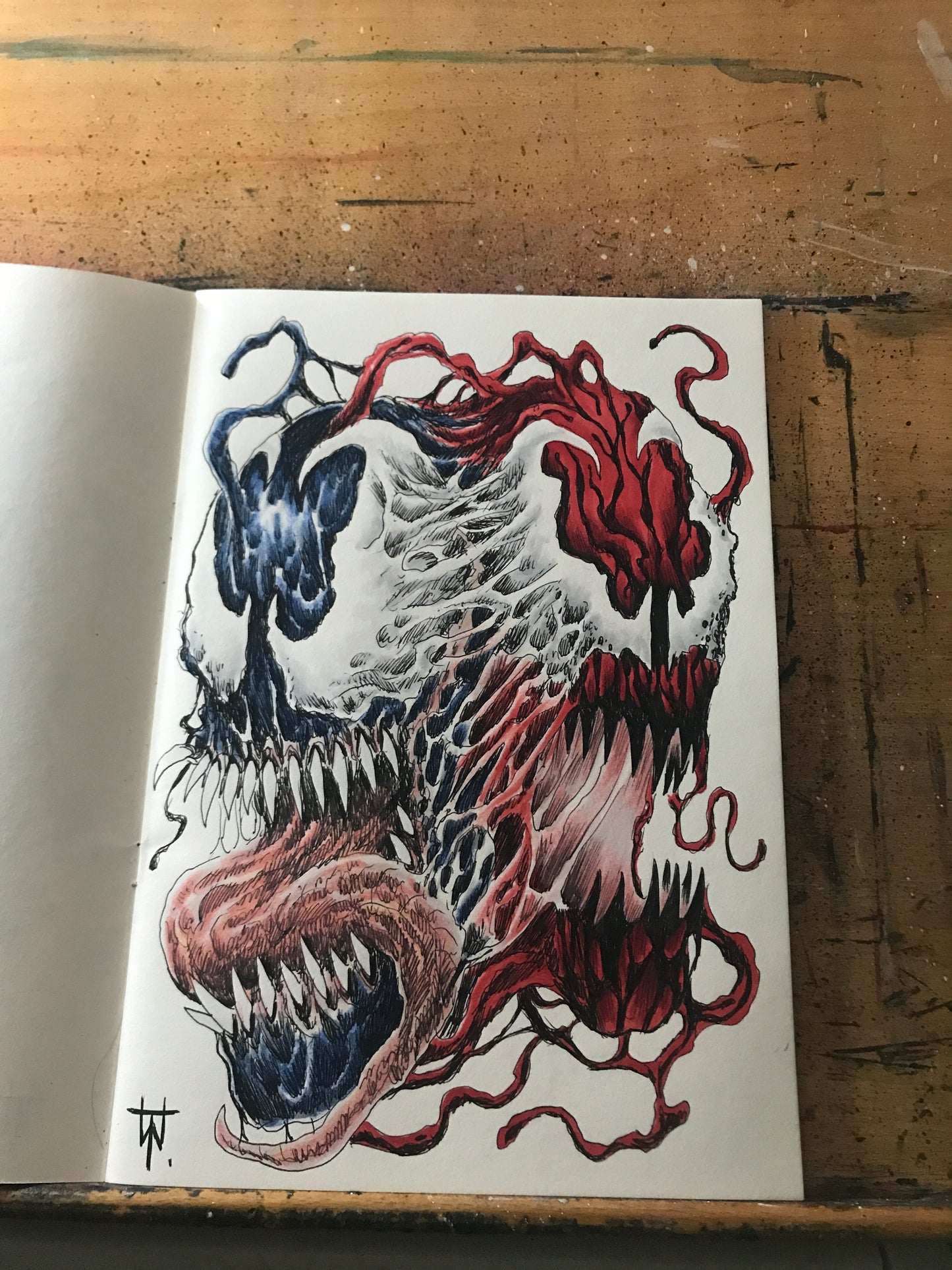 Venom Carnage Colour Artwork
