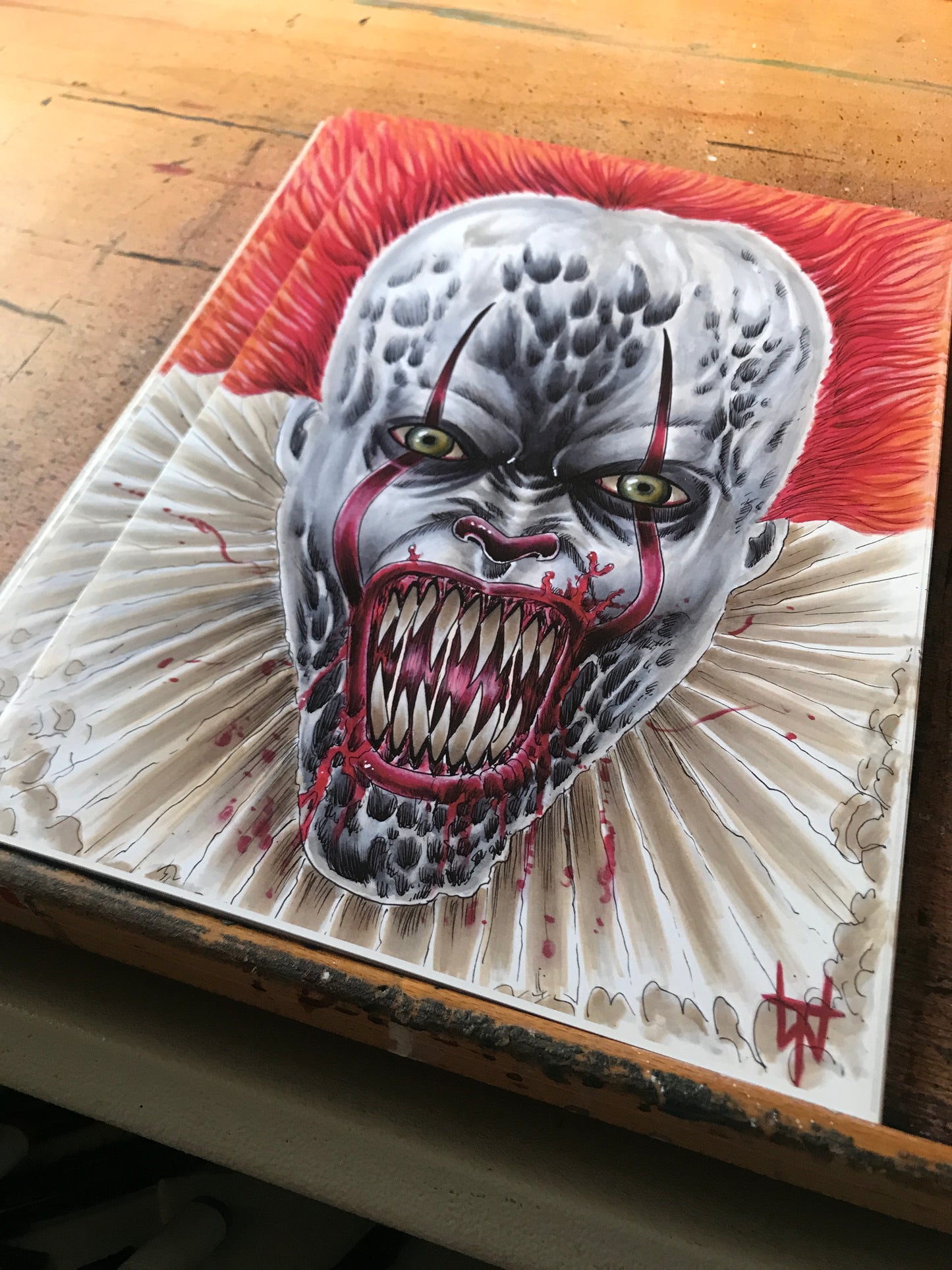 Clown A4 Art Prints