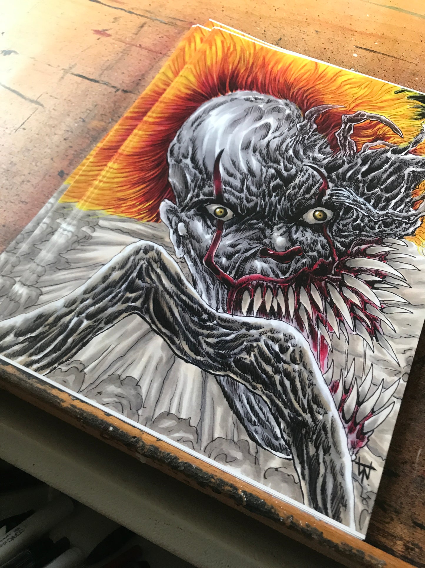 A4 Dark Circus Art Prints