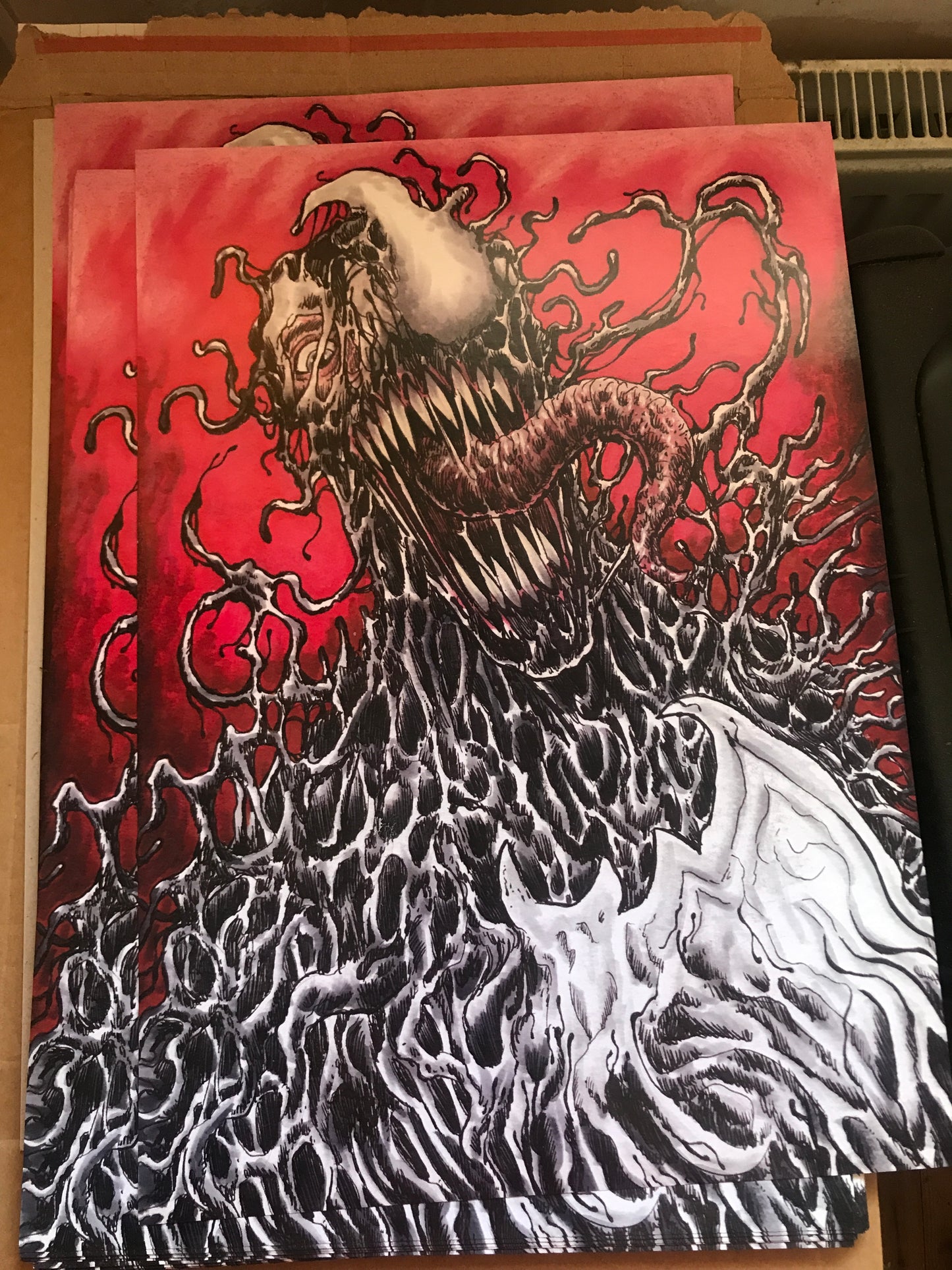 A3 Size Original Venom Art Prints